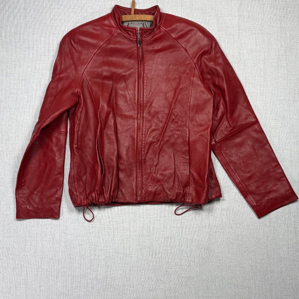 Siena Studio Red Leather Jacket